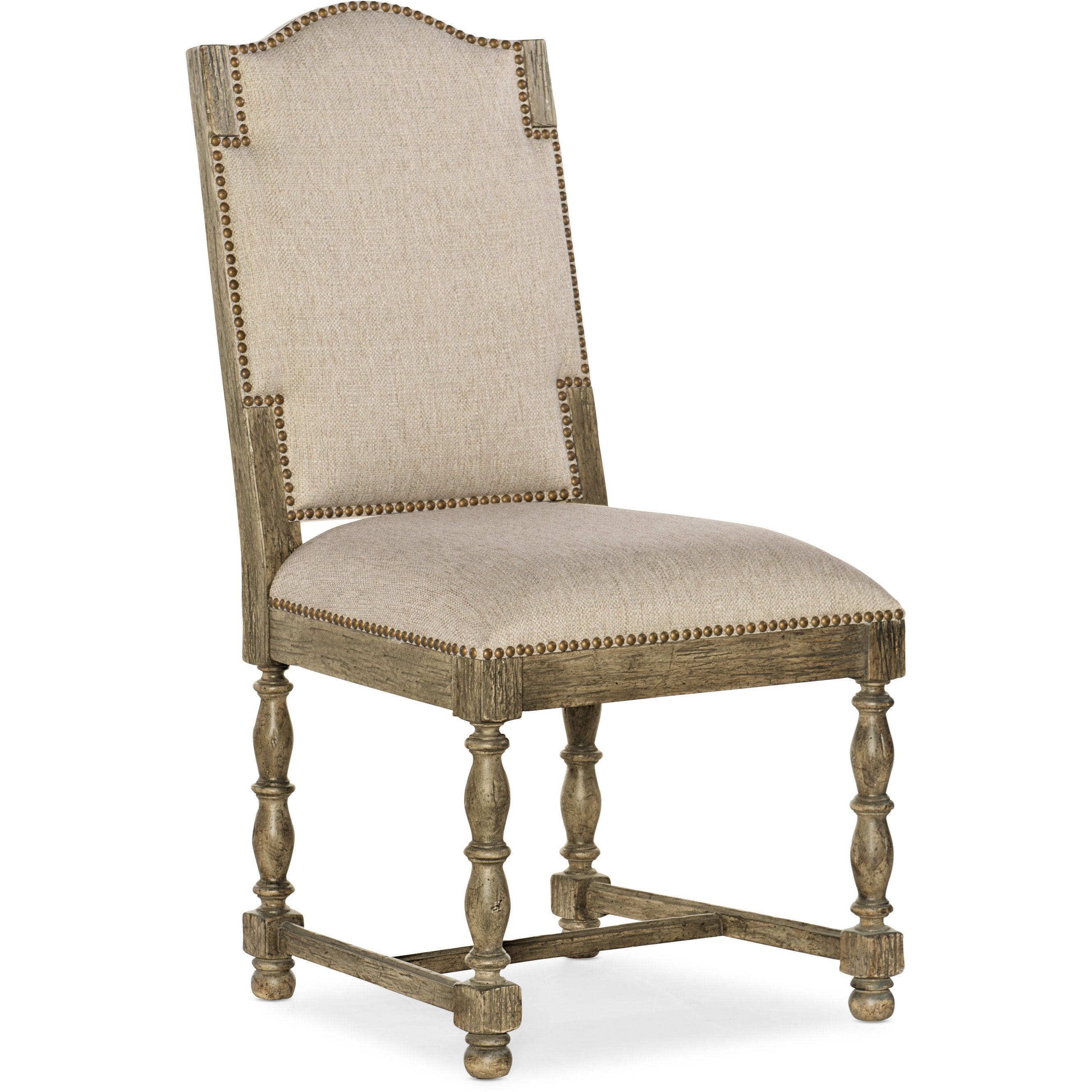 Hooker Furniture La Grange Kruschel Square Back Side Chair with Nailhead Trim Fashion